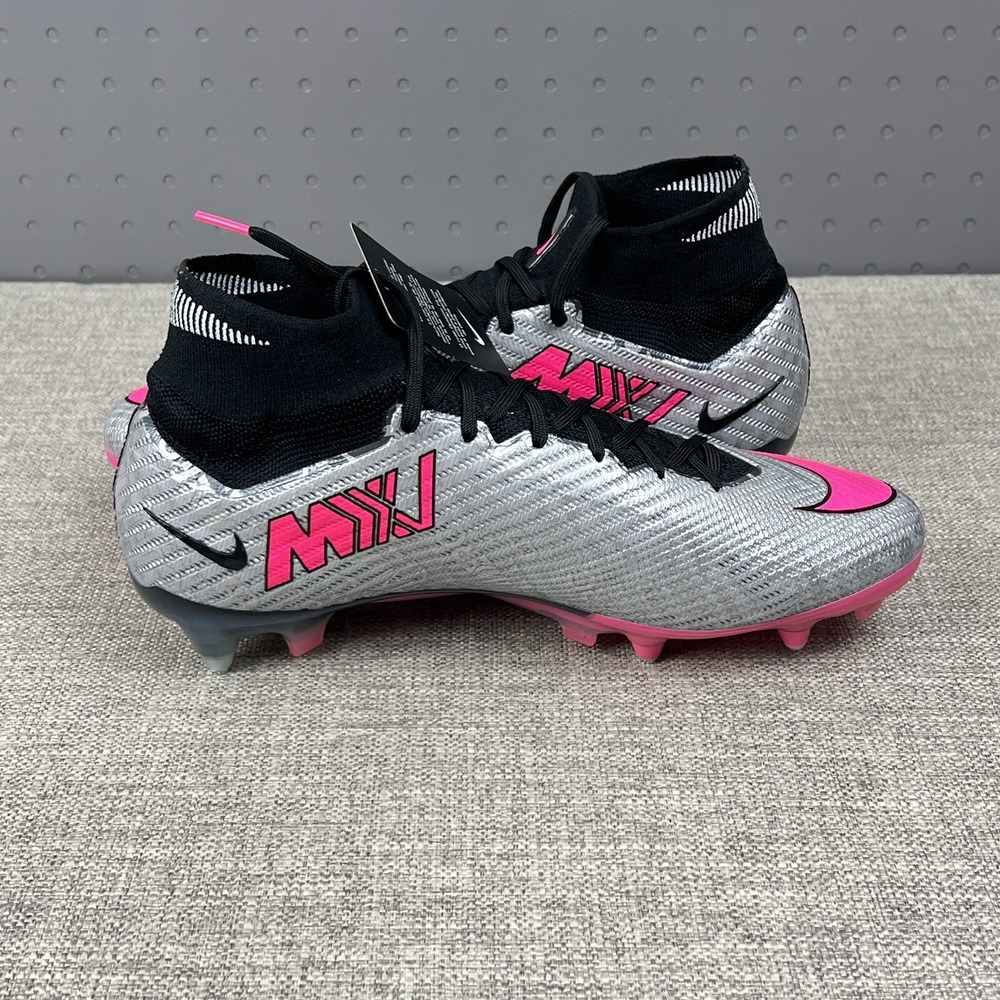 Nike Zoom Mercurial Superfly 9 Elite SG AC "XXV" Silver Pink FJ2971-060 Mens 9 - Picture 6 of 11